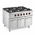 Cocina de Gas con 6 quemadores