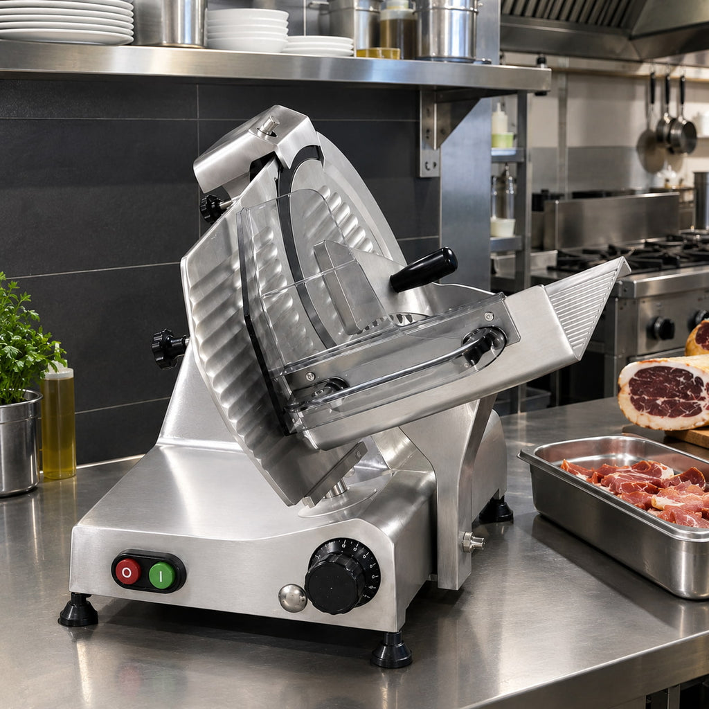 Cortadora profesional 250mm en cocina