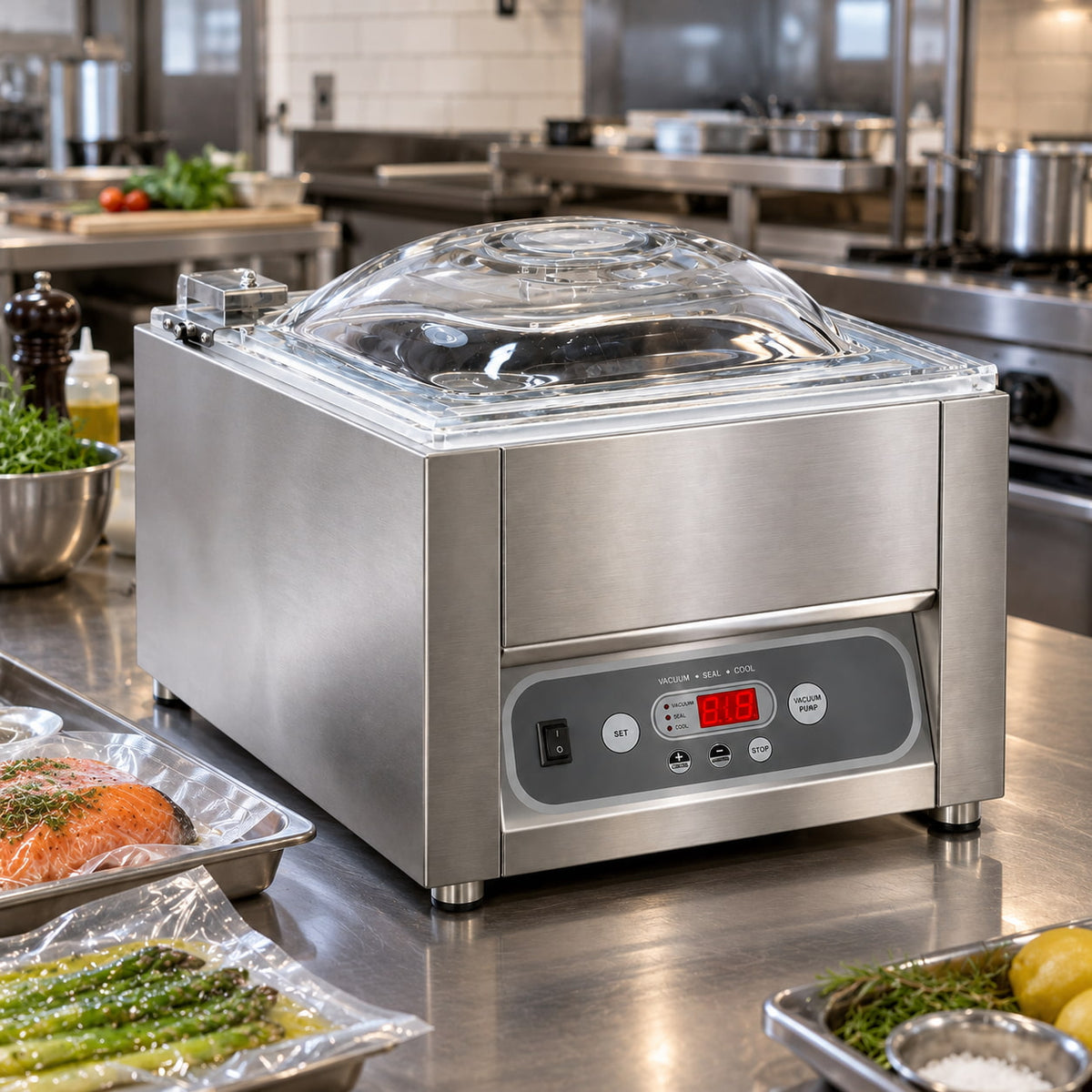 Envasadora al vacío Atmósfera Progresiva en cocina