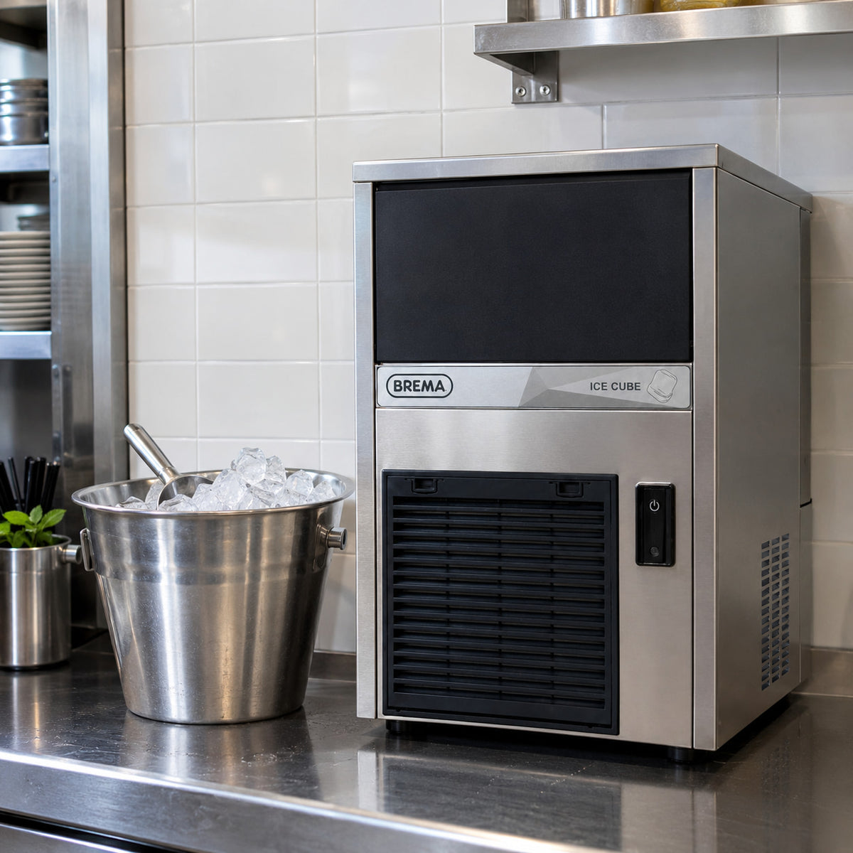 Máquina de Hielo Brema en cocina
