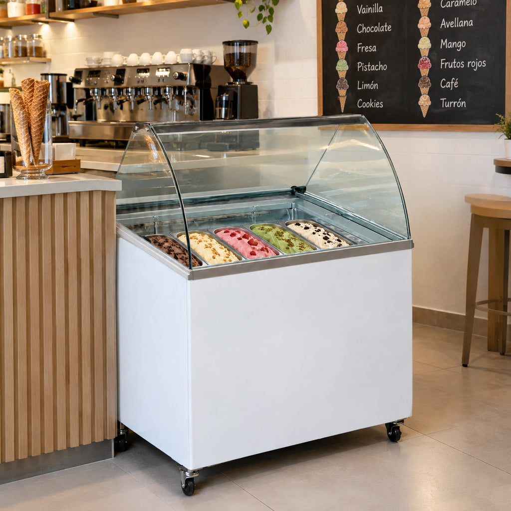 Vitrina de Helados Cafeteria
